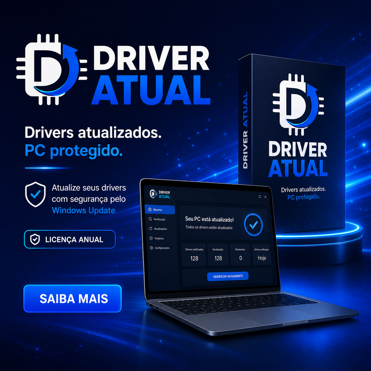 Driver Atual — atualização automatizada de drivers